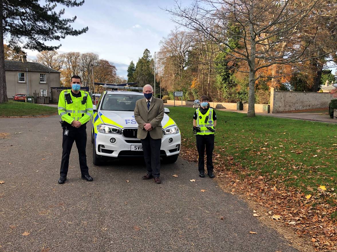 Lord Lieutenant visits Forres and Lossiemouth Polic