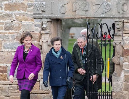 Princess Anne visits her late father the Duke of Edinburgh’s school Gordonstoun