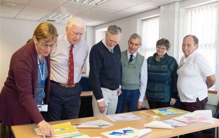 Judging of Design a Flag for Moray competition