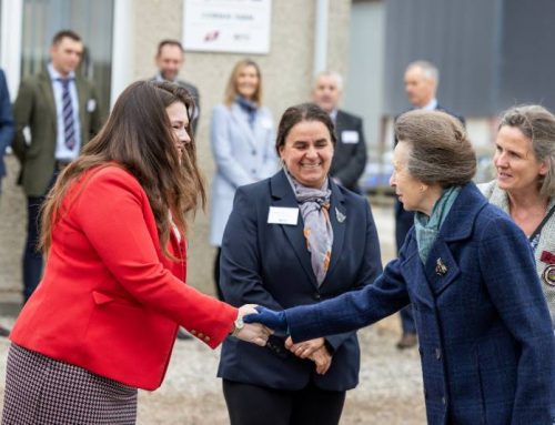 HRH The Princess Royal Visits Award-Winning Corskie Farm in Moray